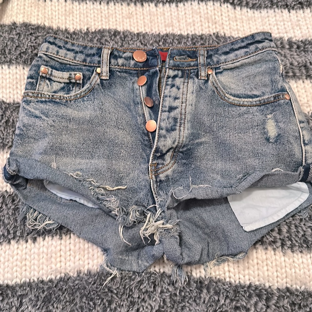 boutique jean shorts